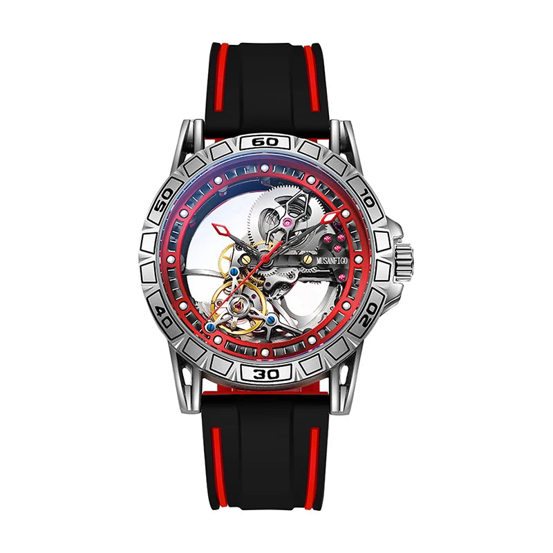 ⌚ MUSANFIGO 6026C – Montre Mécanique Automatique Édition Limitée à Cadran Squelette