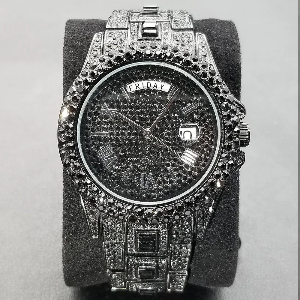 💎 Montre UNIGUET DR04 – Montre-bracelet Diamant Luxe Plaquée Or 18 Carats