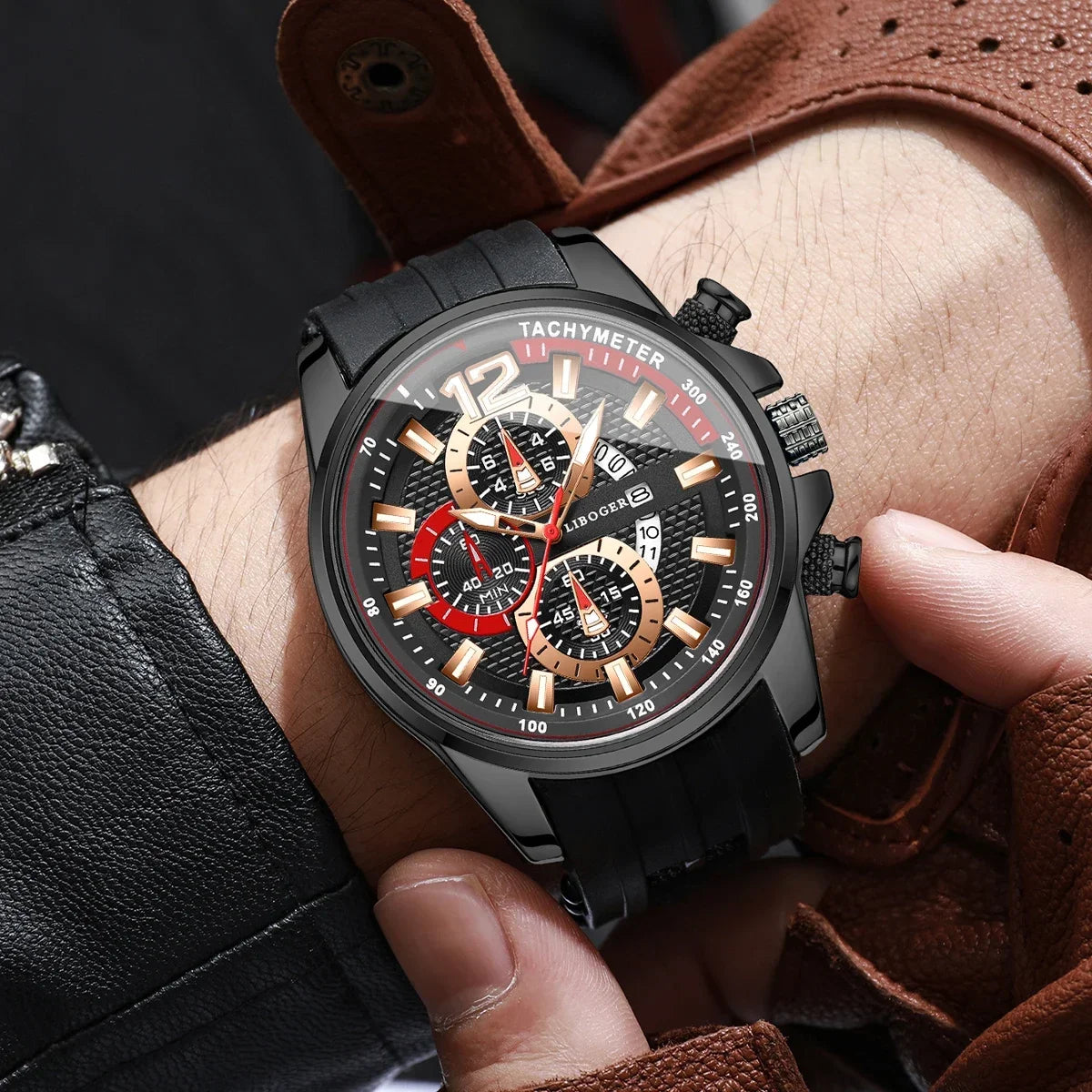 Montre Homme YOLAKO – Élégance Arabe & Style Sport Chic