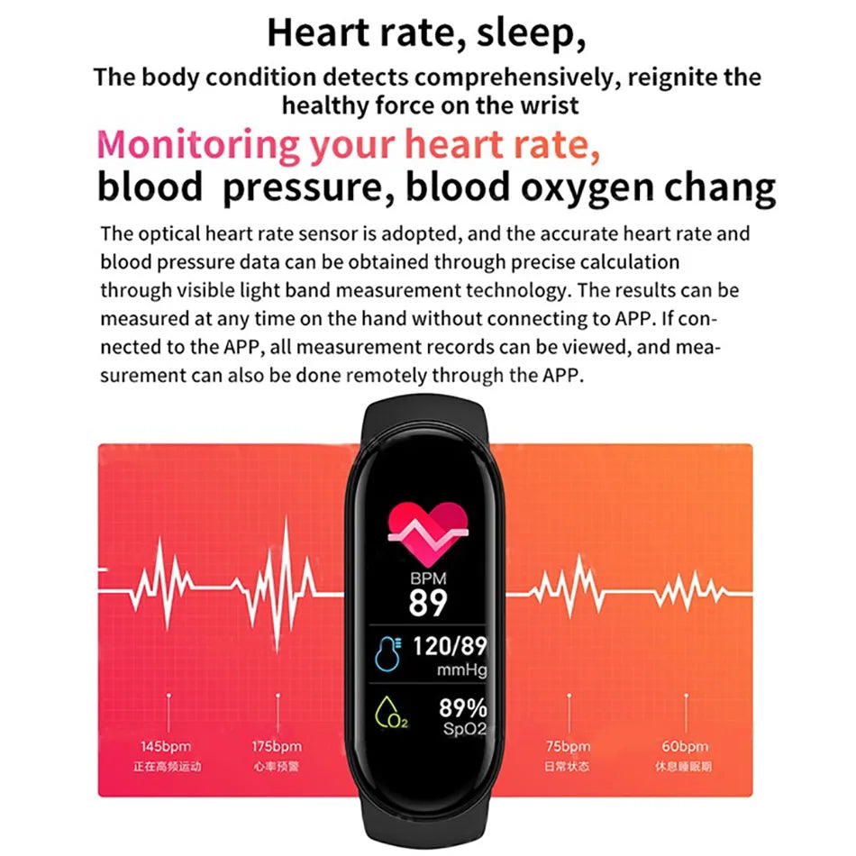 M6 Smartwatch – Surveillez vos performances, maîtrisez votre santé, restez connecté