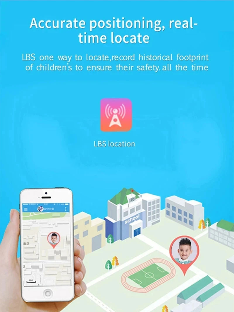 🧒 Montre Connectée Enfant Xiaomi – Sécurité, GPS & Appels SOS