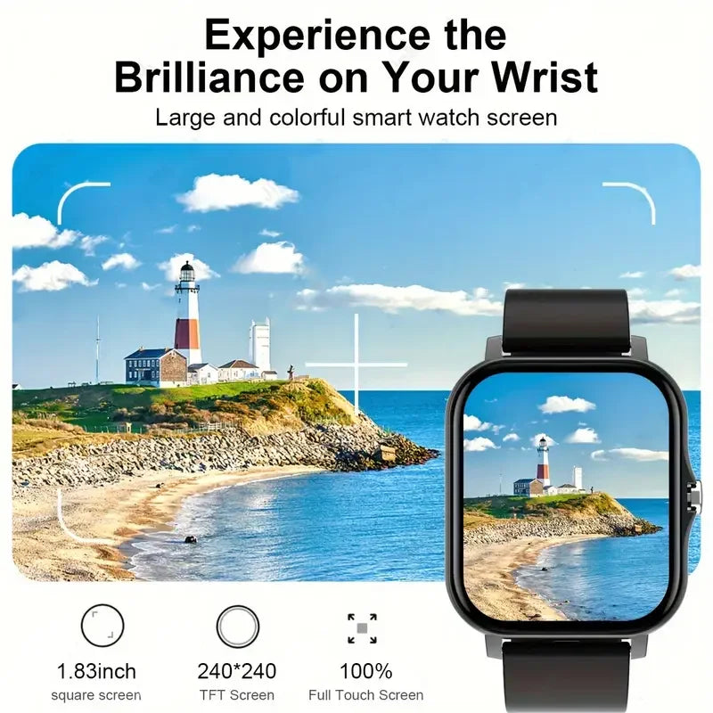KESHUYOU 2025 SmartWatch — Élégance, Bien-être & Connectivité au Poignet