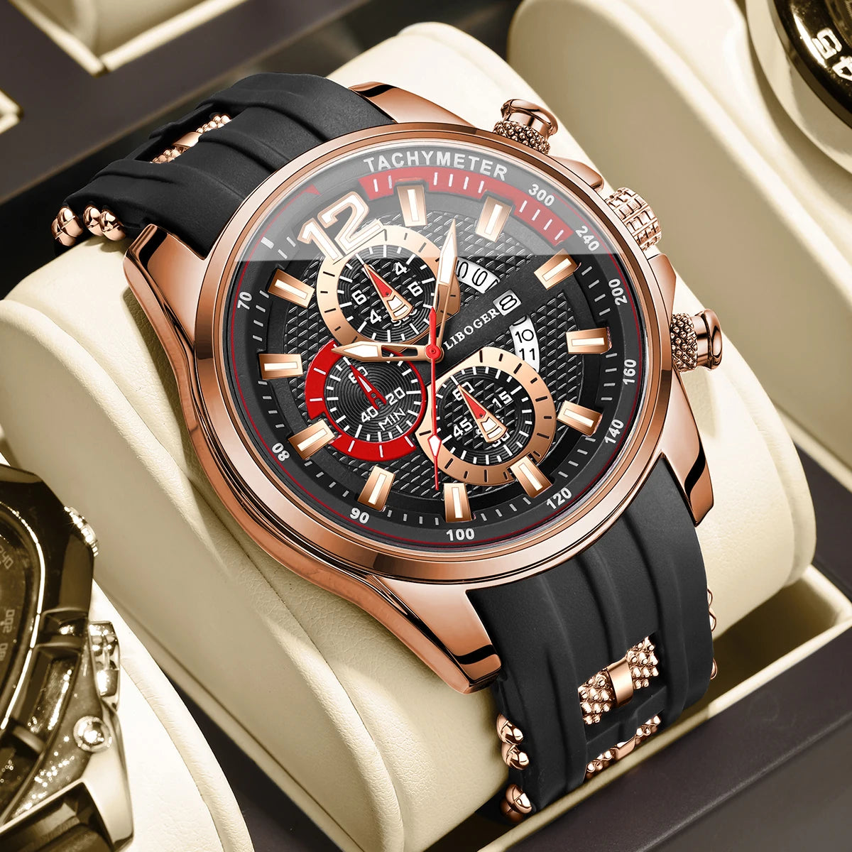 Montre Homme YOLAKO – Élégance Arabe & Style Sport Chic