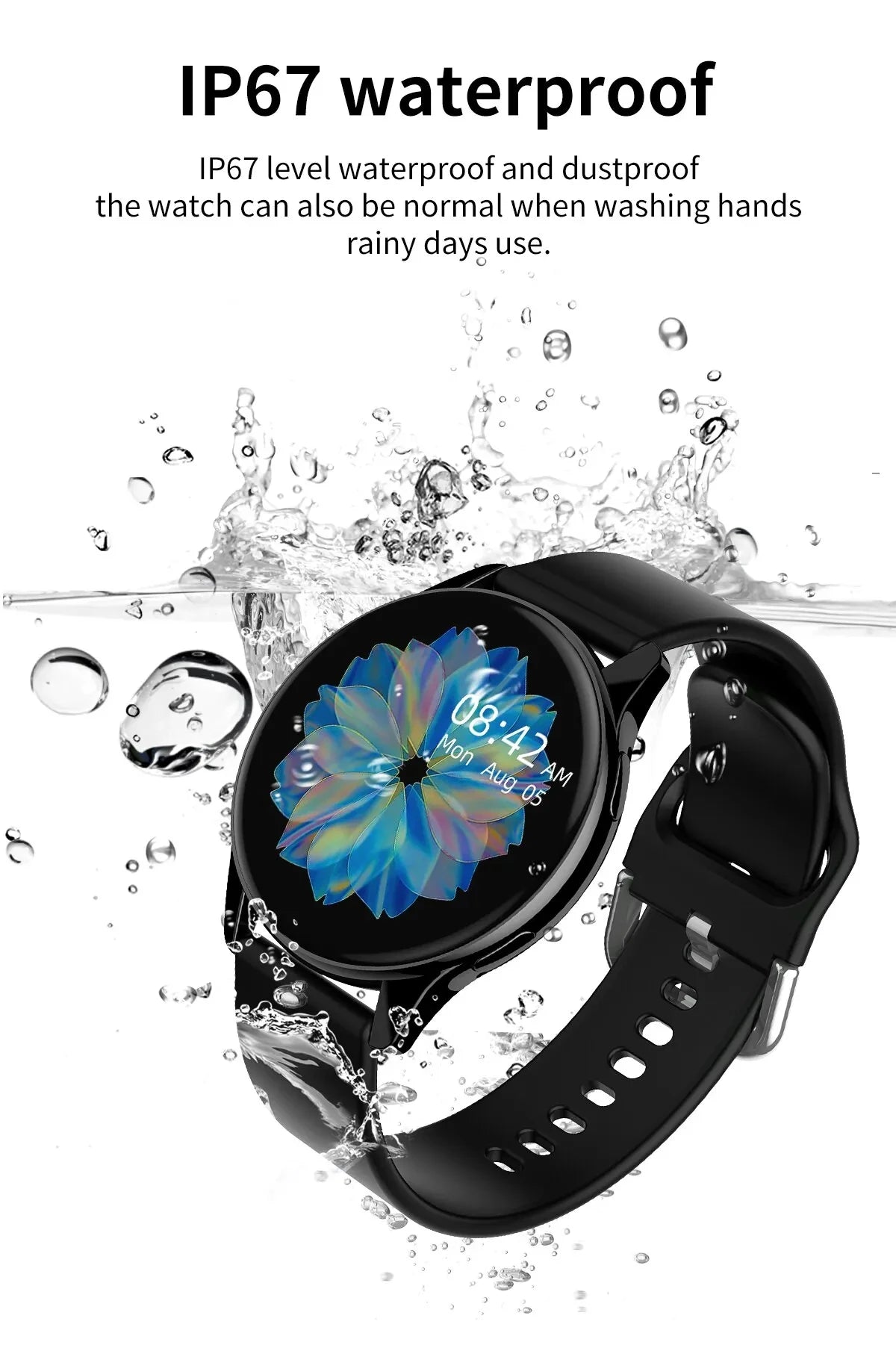 ⌚ LIGE 2024 – Montre Connectée Haut de Gamme | Bluetooth, Appels, Suivi Santé & Cadran Personnalisé + Boîte Incluse