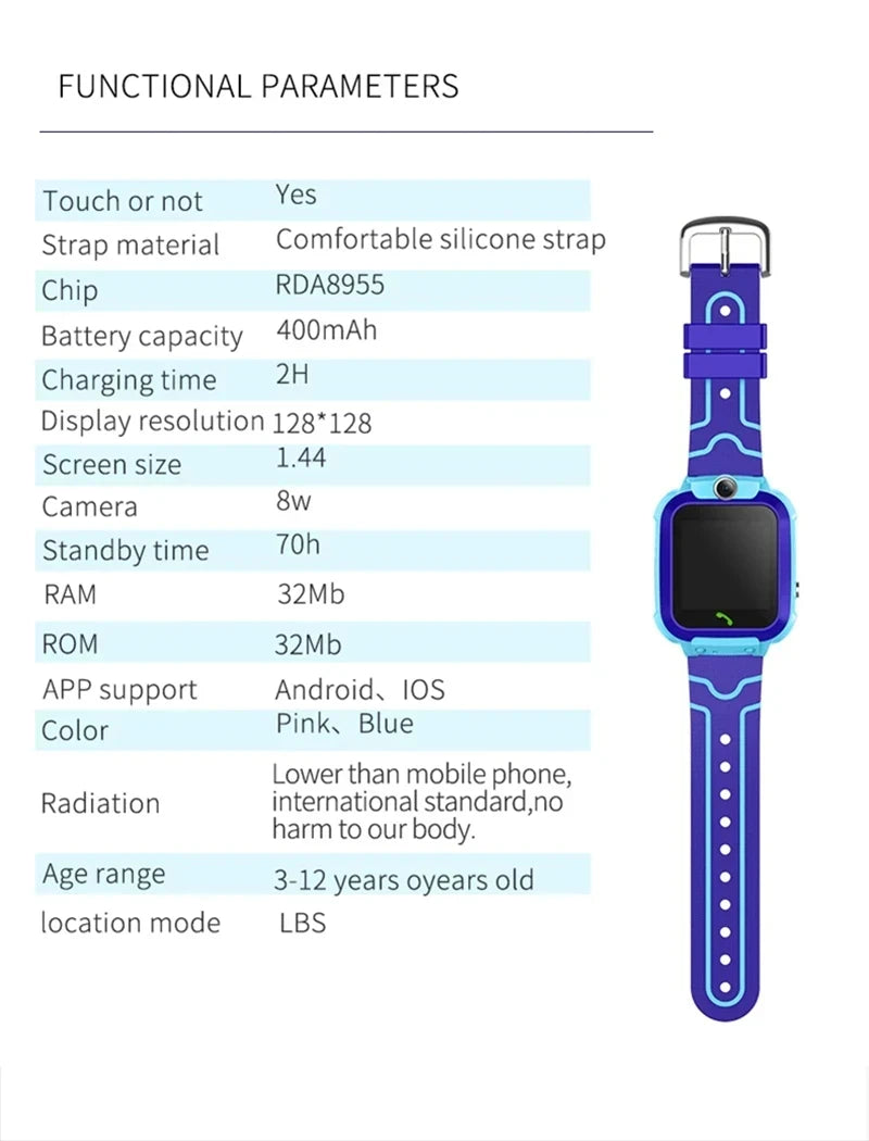 🧒 Montre Connectée Enfant Xiaomi – Sécurité, GPS & Appels SOS