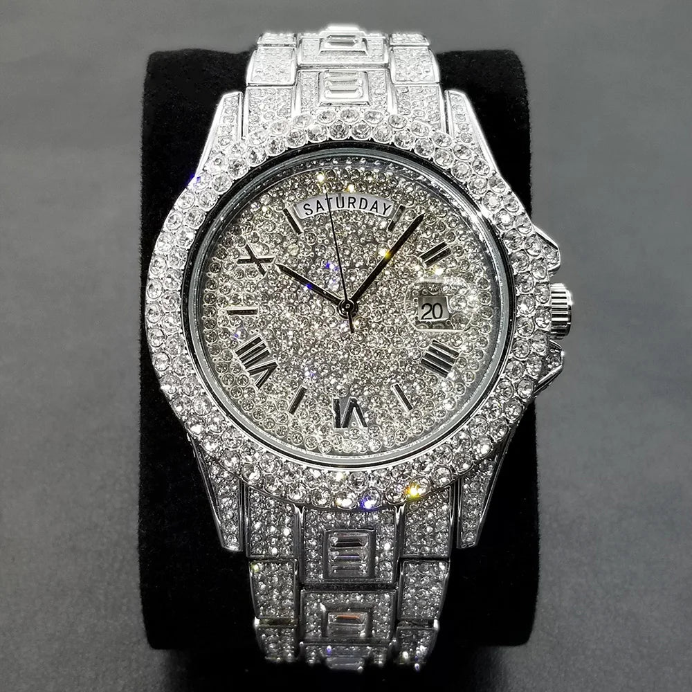💎 Montre UNIGUET DR04 – Montre-bracelet Diamant Luxe Plaquée Or 18 Carats