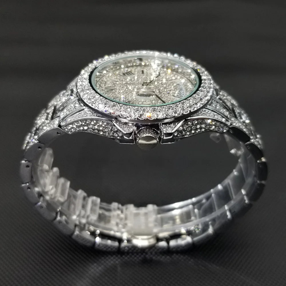 💎 Montre UNIGUET DR04 – Montre-bracelet Diamant Luxe Plaquée Or 18 Carats