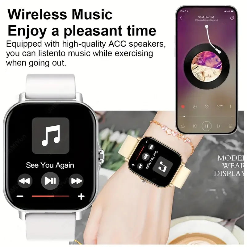 KESHUYOU 2025 SmartWatch — Élégance, Bien-être & Connectivité au Poignet
