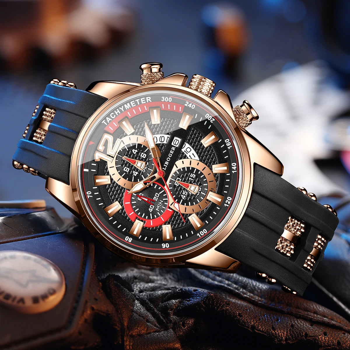 Montre Homme YOLAKO – Élégance Arabe & Style Sport Chic