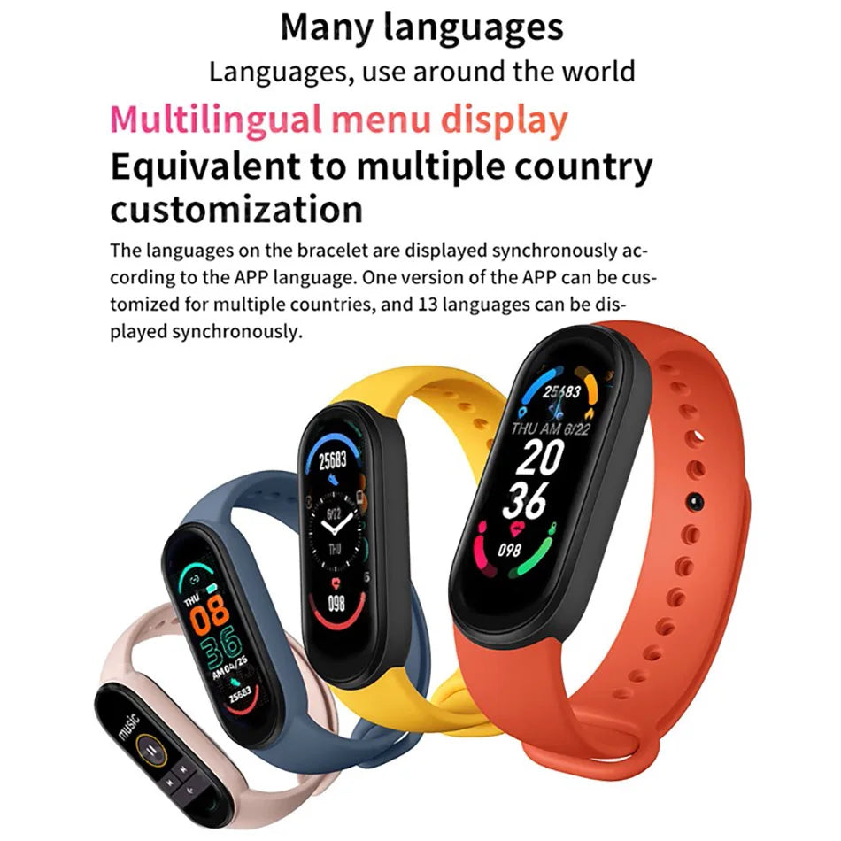 M6 Smartwatch – Surveillez vos performances, maîtrisez votre santé, restez connecté