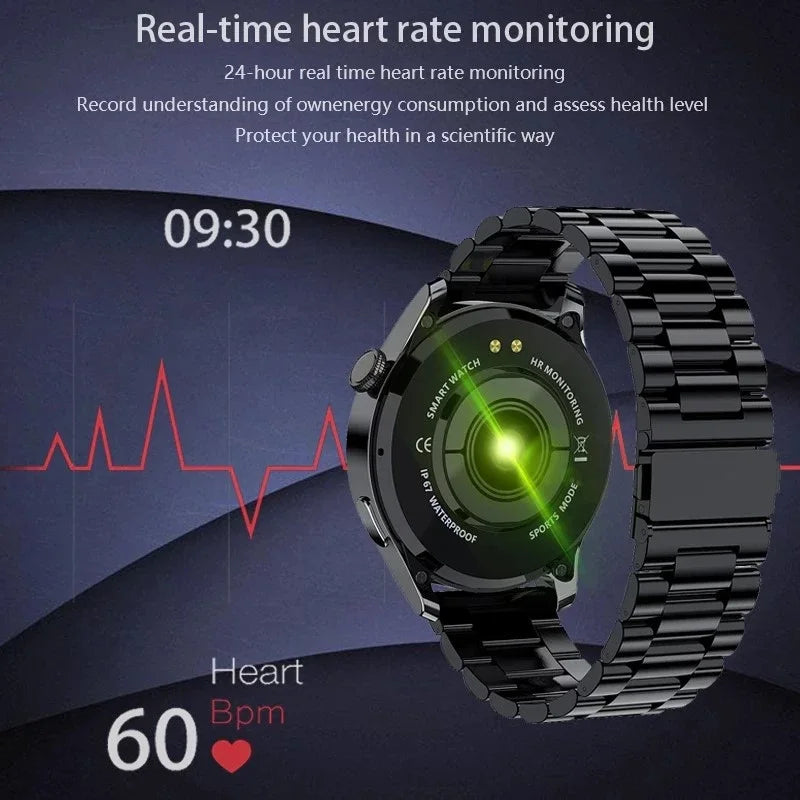 ⌚ WELAIDE W4 – Montre Connectée de Santé & Fitness | Écran OLED HD 1.43" | Appels Bluetooth & Suivi Cardiaque