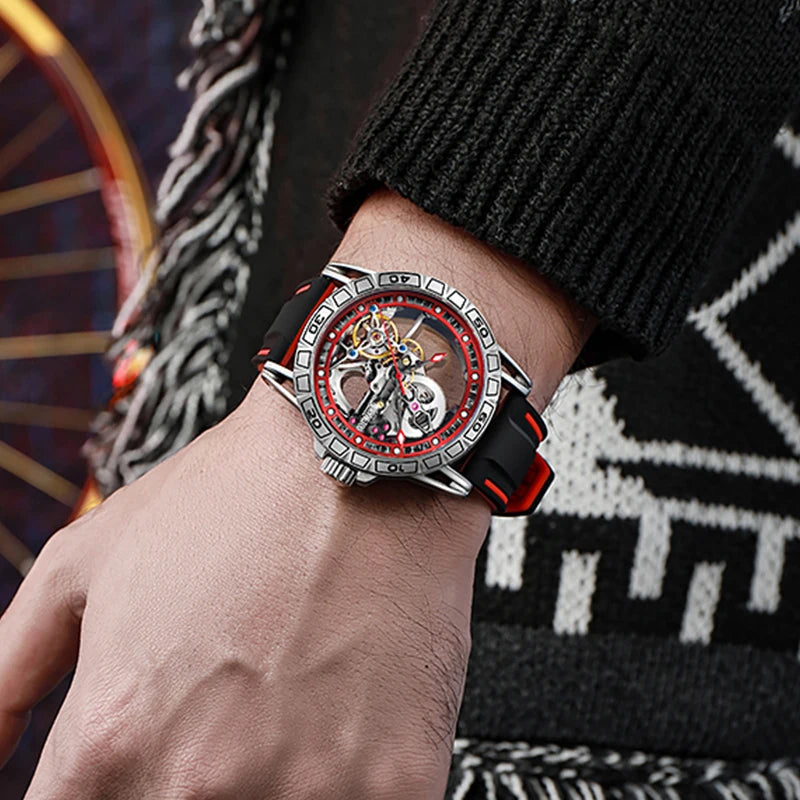⌚ MUSANFIGO 6026C – Montre Mécanique Automatique Édition Limitée à Cadran Squelette