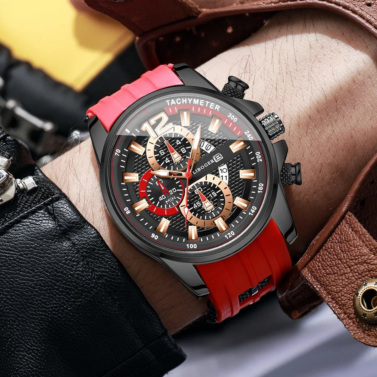 Montre Homme YOLAKO – Élégance Arabe & Style Sport Chic
