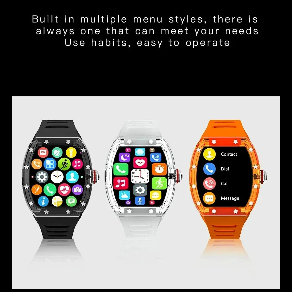 ⌚ DIXSG SmartWatch – Montre Connectée Élégante & Sportive | Suivi Cardiaque, Notifications & Écran HD 1.57"