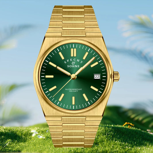 ⌚ Specht & Sohne SP0002-2 – Montre Classique de Luxe pour Homme 37 mm | Quartz Japonais & Verre Saphir