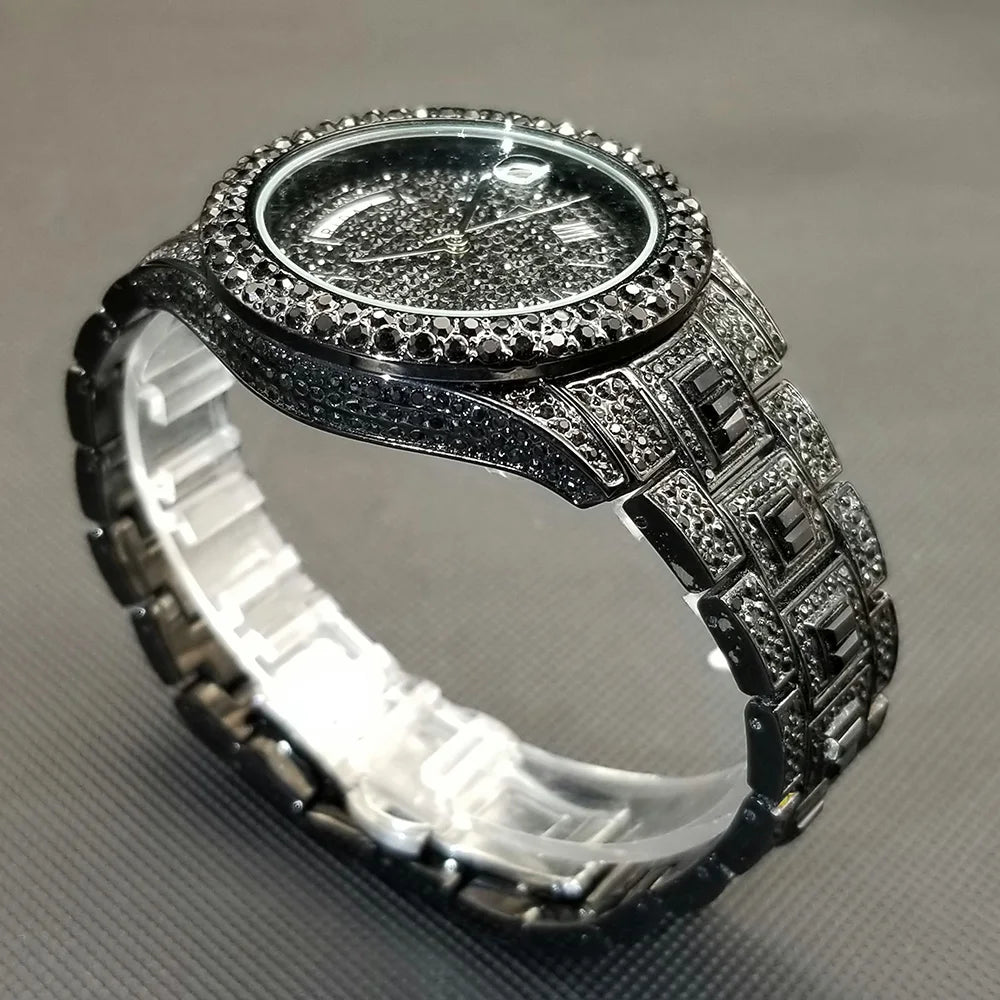 💎 Montre UNIGUET DR04 – Montre-bracelet Diamant Luxe Plaquée Or 18 Carats
