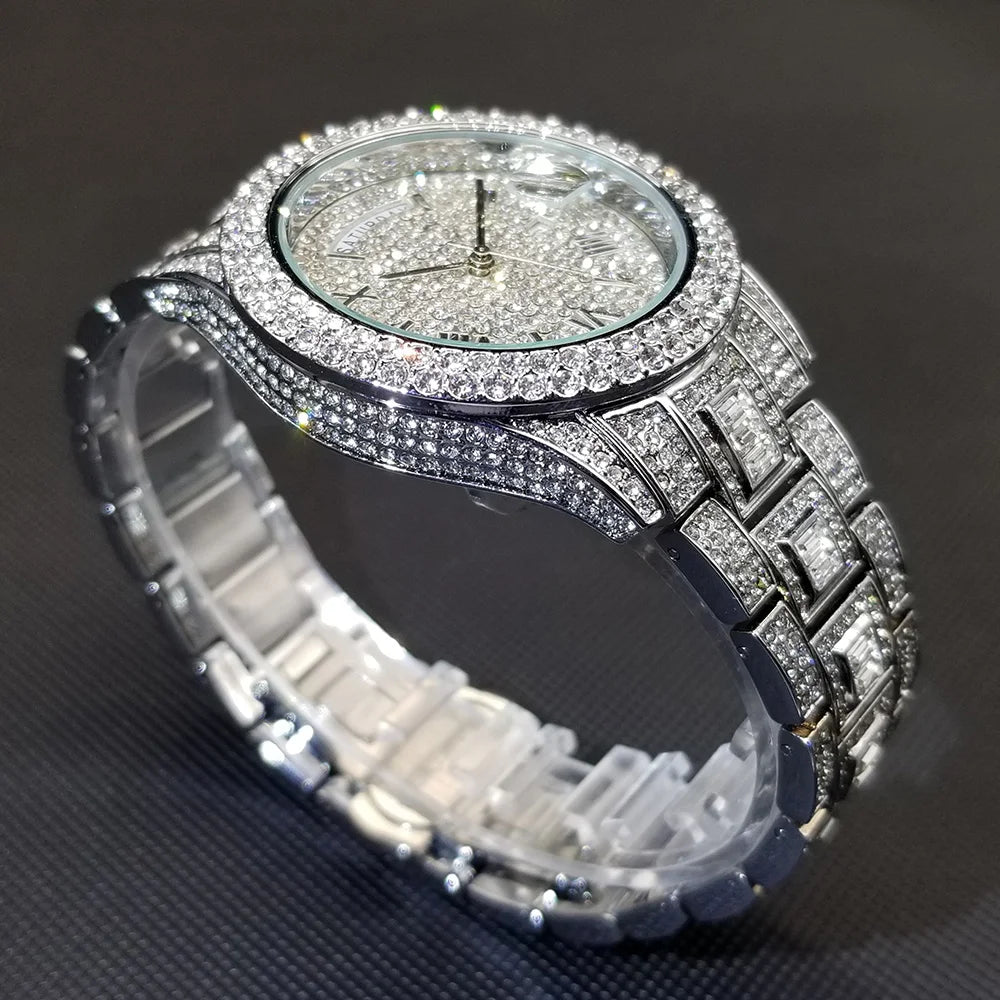 💎 Montre UNIGUET DR04 – Montre-bracelet Diamant Luxe Plaquée Or 18 Carats