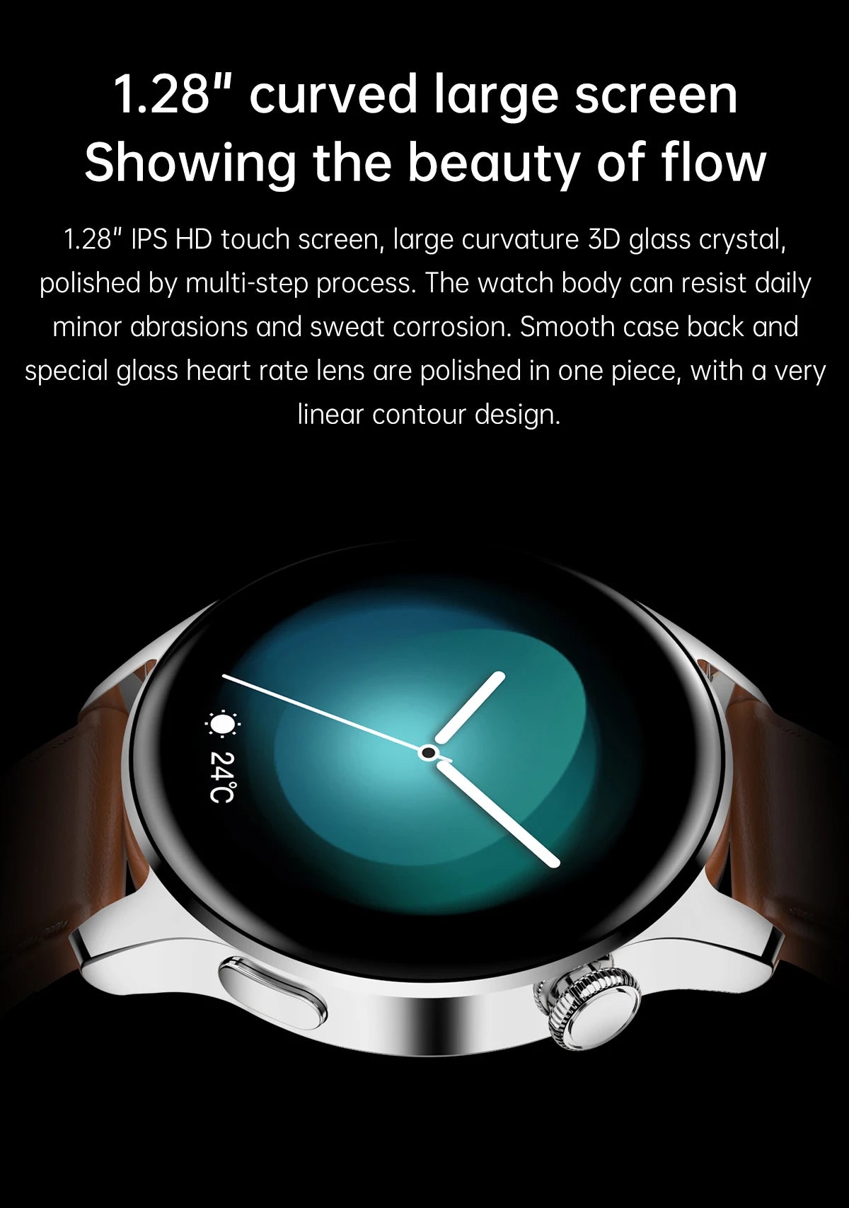 ⌚ WELAIDE W4 – Montre Connectée de Santé & Fitness | Écran OLED HD 1.43" | Appels Bluetooth & Suivi Cardiaque