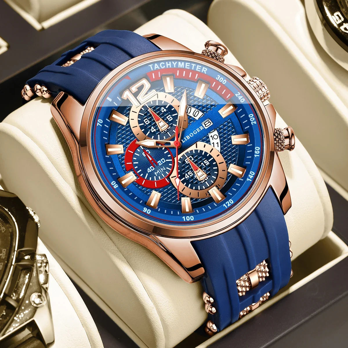 Montre Homme YOLAKO – Élégance Arabe & Style Sport Chic