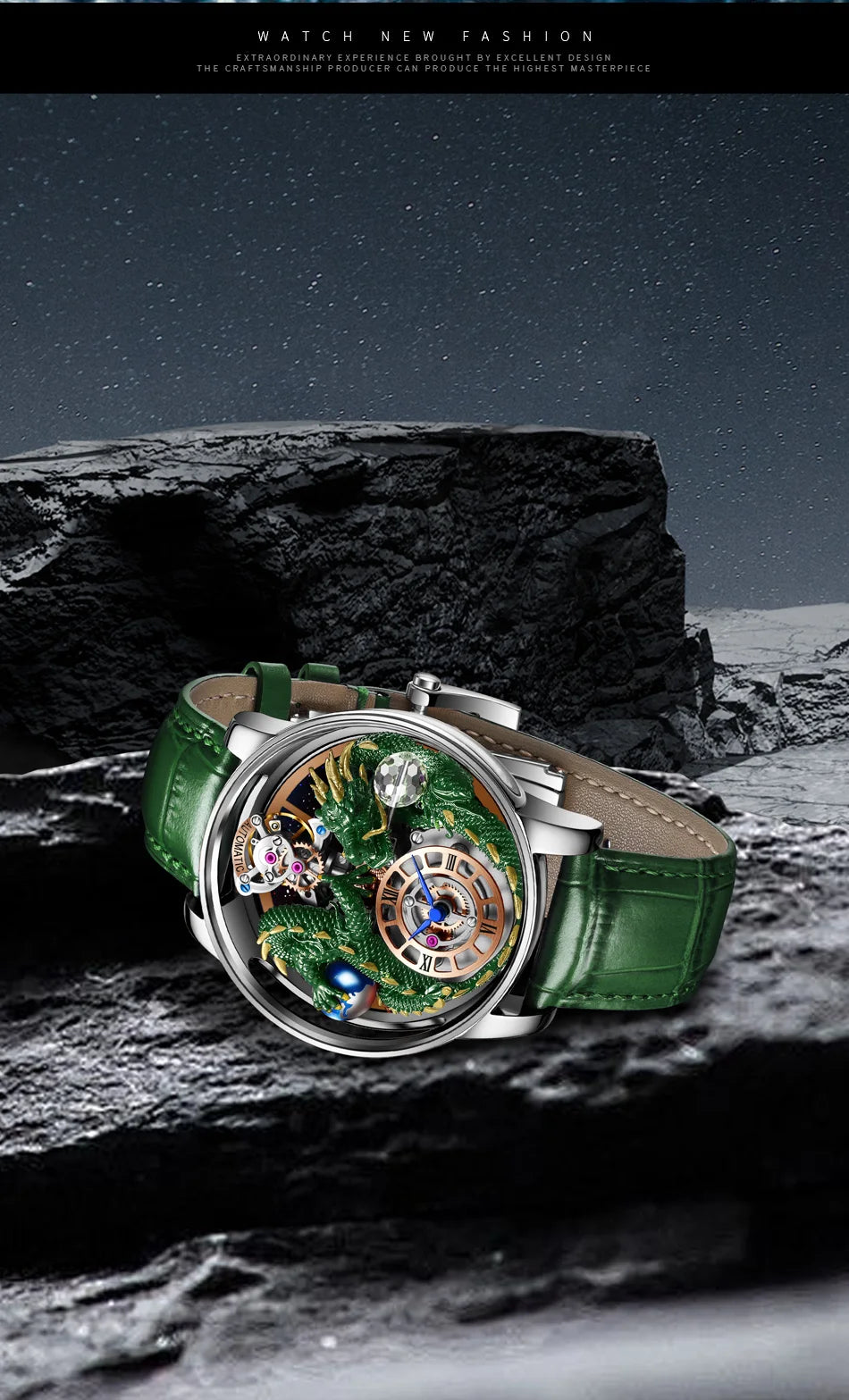 ⌚Montre Homme PINDU Design 2025 💎 Tourbillon Diamant | Verre Saphir • Étanche • Luxe Moderne