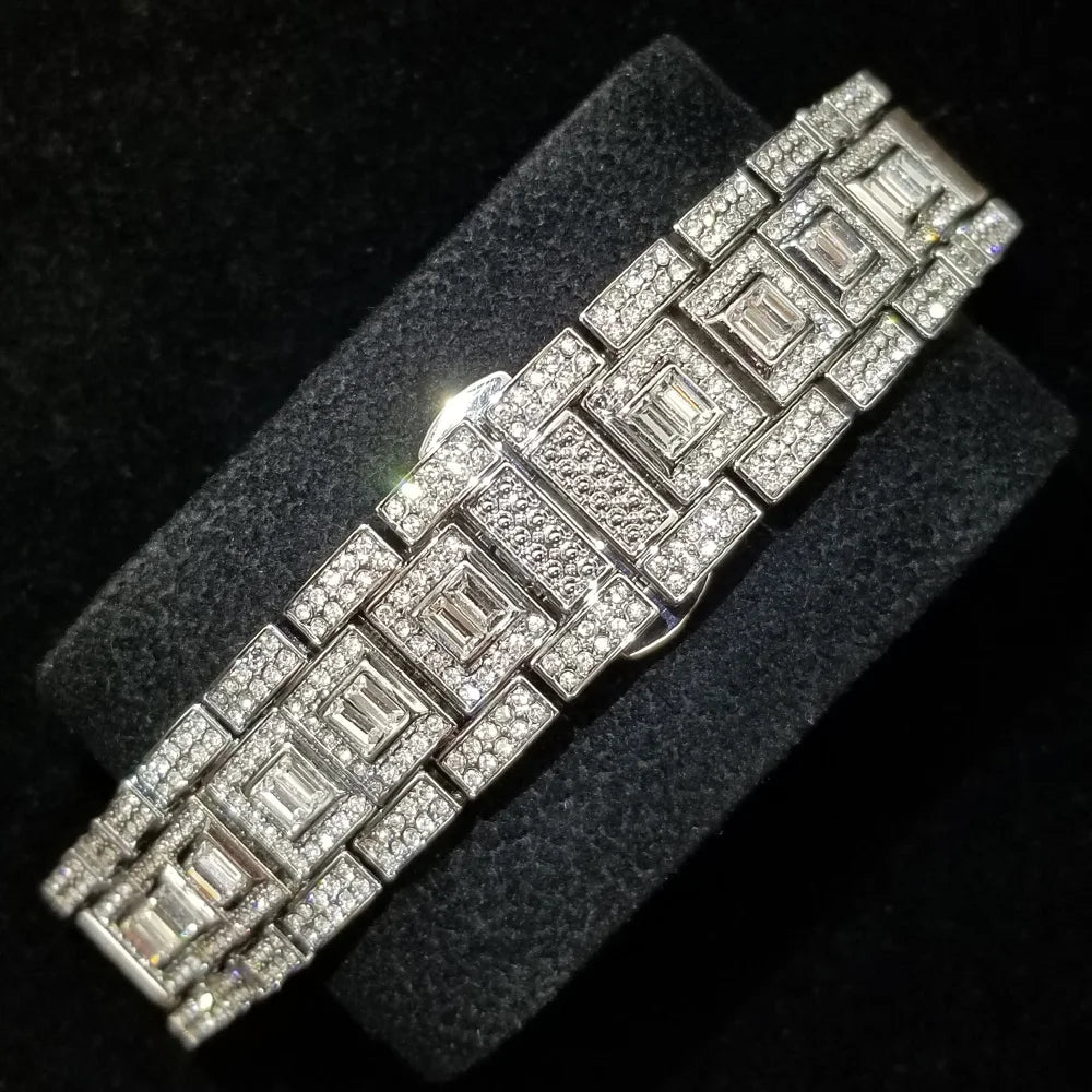 💎 Montre UNIGUET DR04 – Montre-bracelet Diamant Luxe Plaquée Or 18 Carats