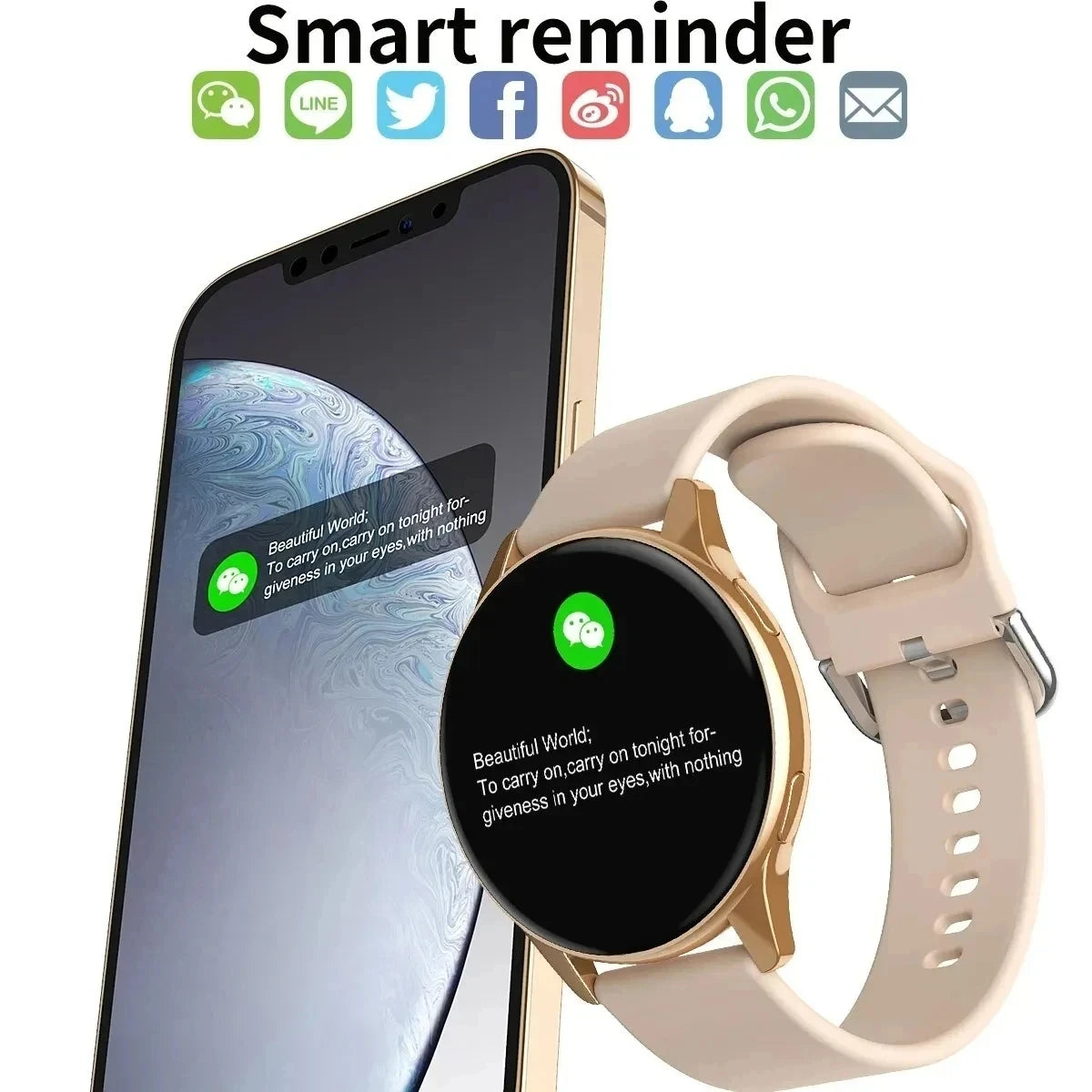 ⌚ LIGE 2024 – Montre Connectée Haut de Gamme | Bluetooth, Appels, Suivi Santé & Cadran Personnalisé + Boîte Incluse