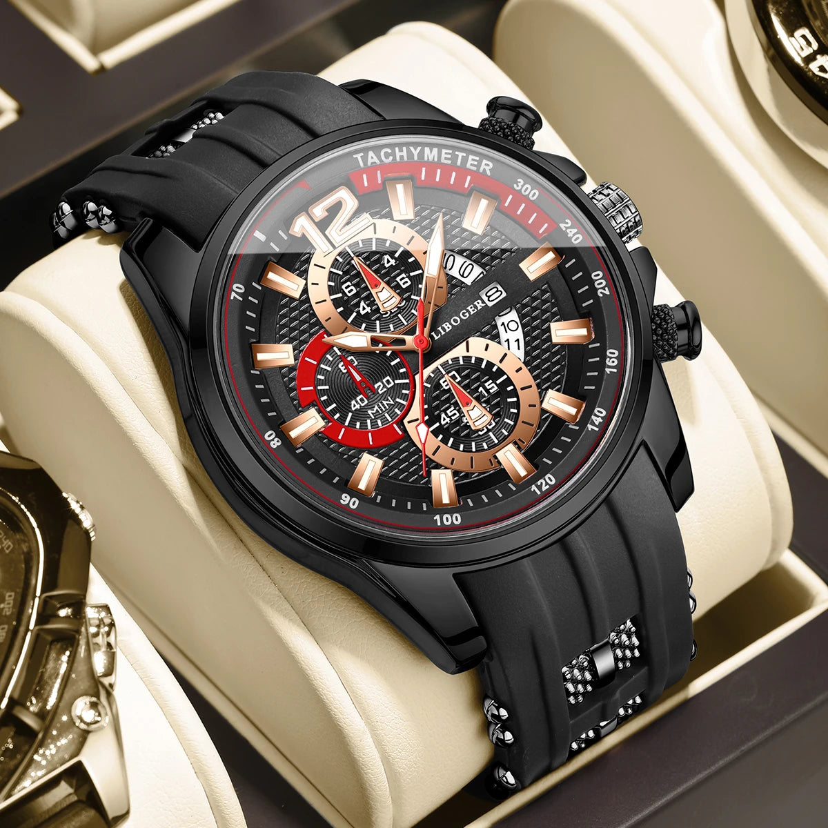 Montre Homme YOLAKO – Élégance Arabe & Style Sport Chic