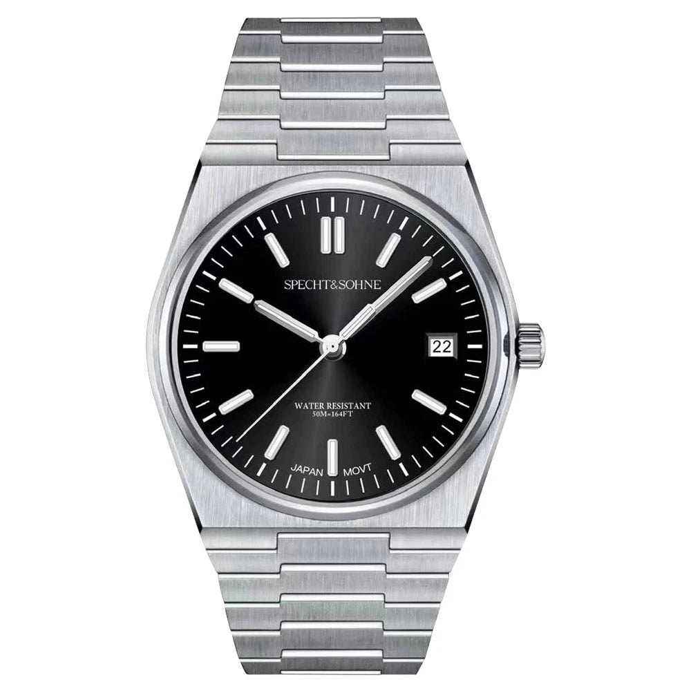 ⌚ Specht & Sohne SP0002-2 – Montre Classique de Luxe pour Homme 37 mm | Quartz Japonais & Verre Saphir