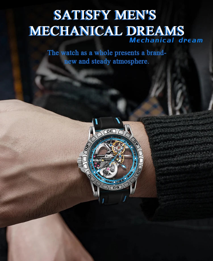 ⌚ MUSANFIGO 6026C – Montre Mécanique Automatique Édition Limitée à Cadran Squelette