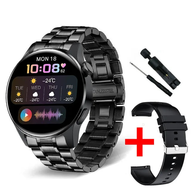 ⌚ WELAIDE W4 – Montre Connectée de Santé & Fitness | Écran OLED HD 1.43" | Appels Bluetooth & Suivi Cardiaque