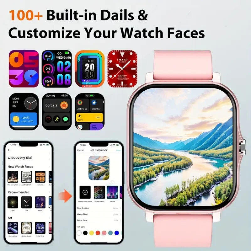 KESHUYOU 2025 SmartWatch — Élégance, Bien-être & Connectivité au Poignet