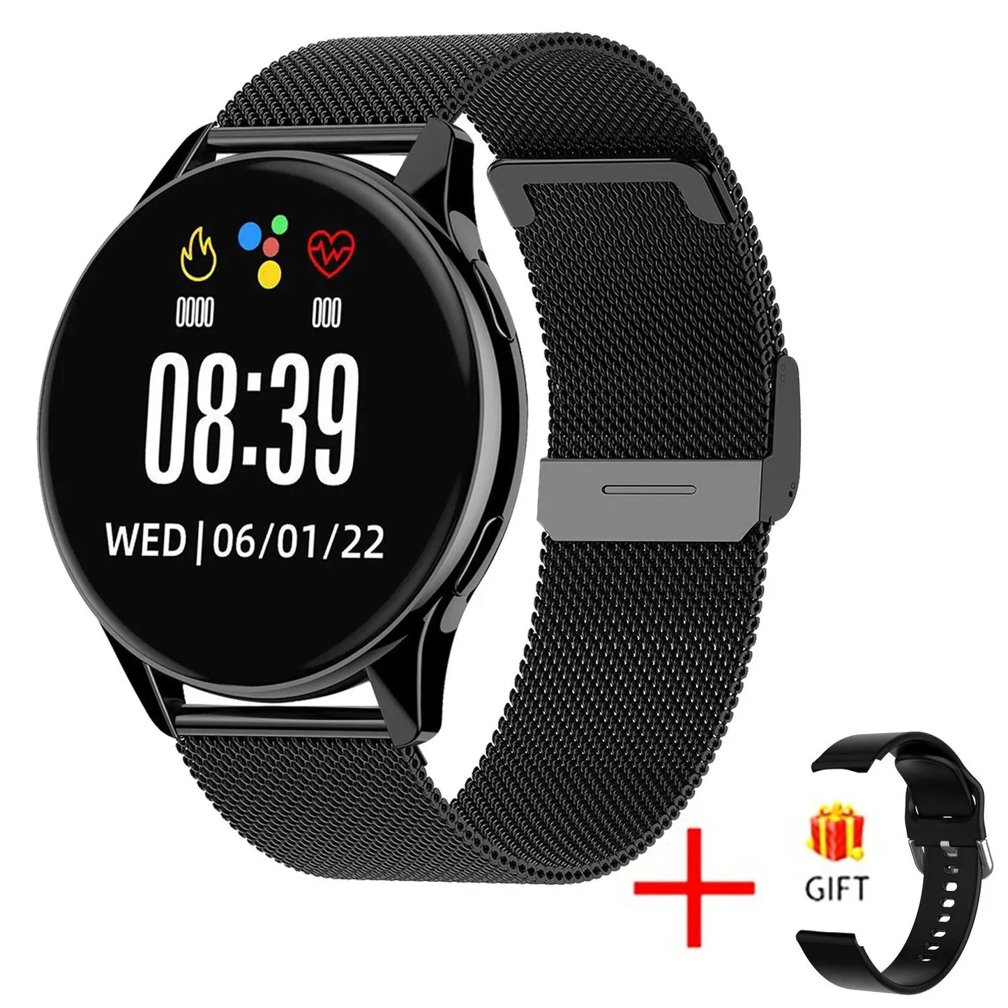 ⌚ LIGE 2024 – Montre Connectée Haut de Gamme | Bluetooth, Appels, Suivi Santé & Cadran Personnalisé + Boîte Incluse