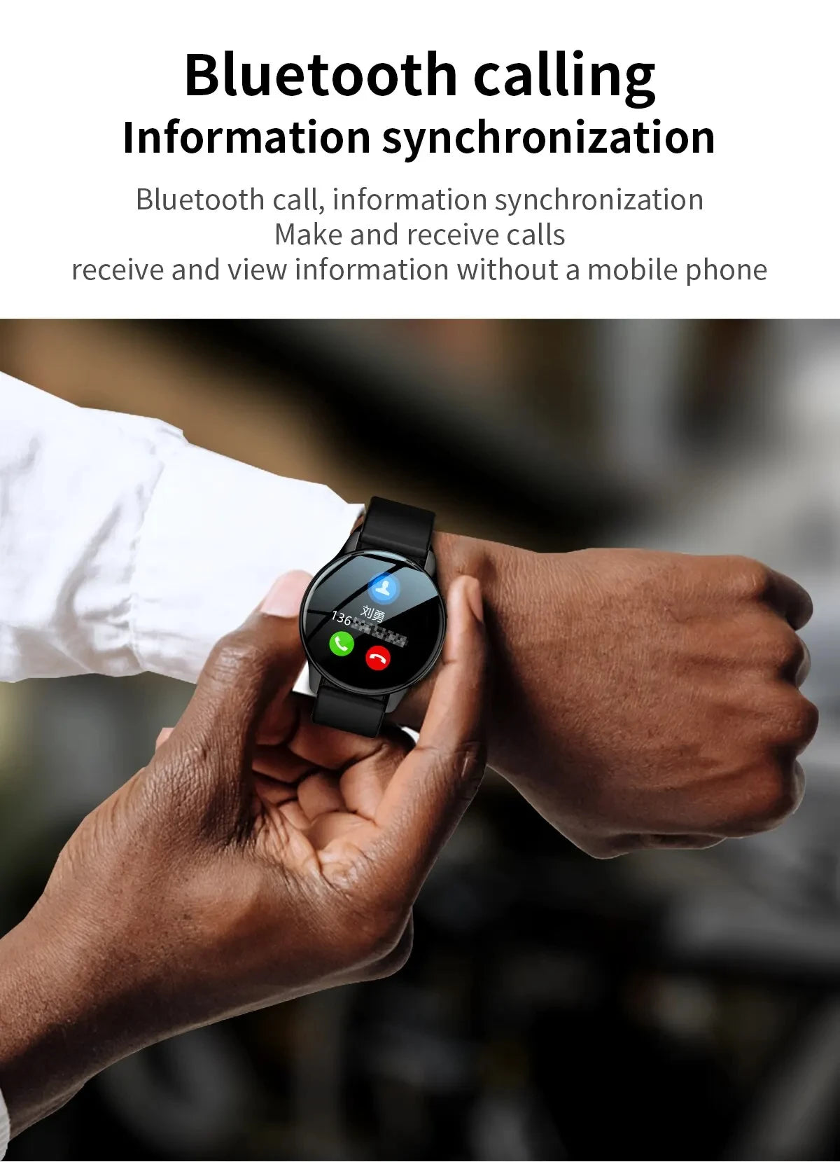 ⌚ LIGE 2024 – Montre Connectée Haut de Gamme | Bluetooth, Appels, Suivi Santé & Cadran Personnalisé + Boîte Incluse