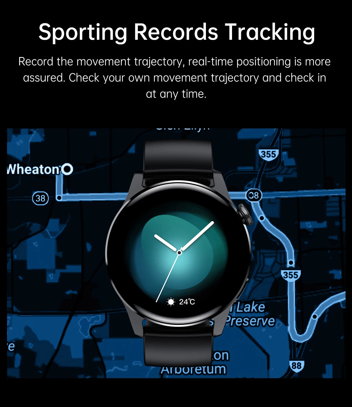 ⌚ WELAIDE W4 – Montre Connectée de Santé & Fitness | Écran OLED HD 1.43" | Appels Bluetooth & Suivi Cardiaque