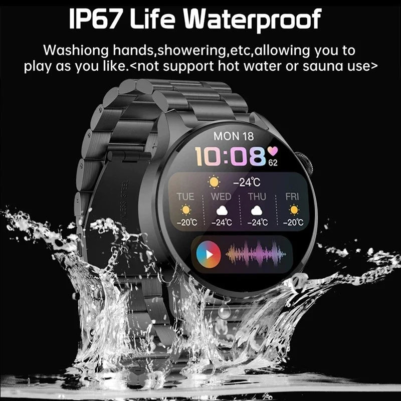 ⌚ WELAIDE W4 – Montre Connectée de Santé & Fitness | Écran OLED HD 1.43" | Appels Bluetooth & Suivi Cardiaque