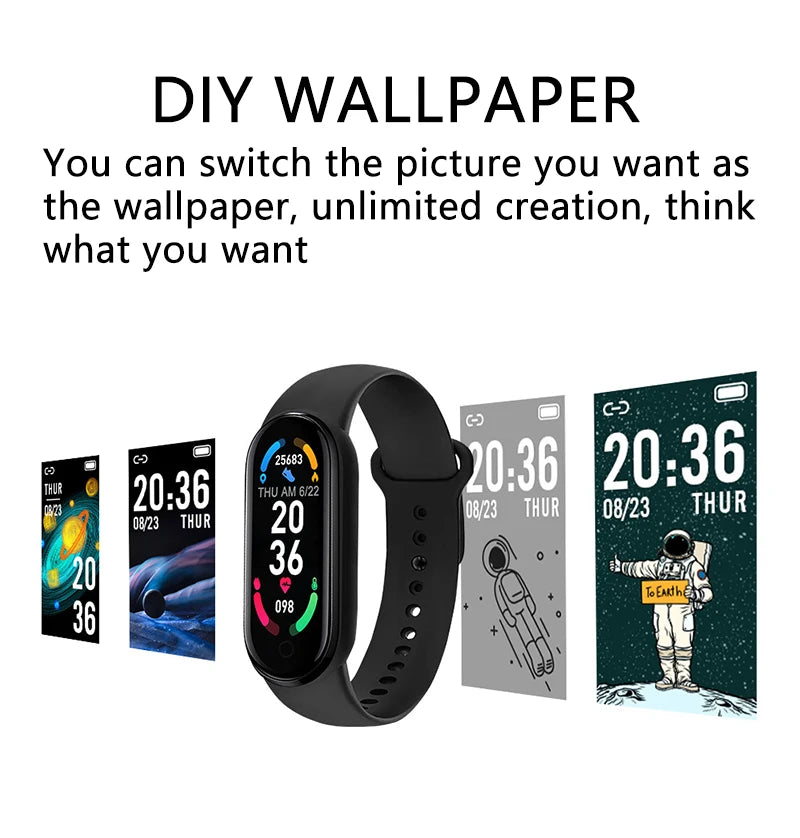 M6 Smartwatch – Surveillez vos performances, maîtrisez votre santé, restez connecté