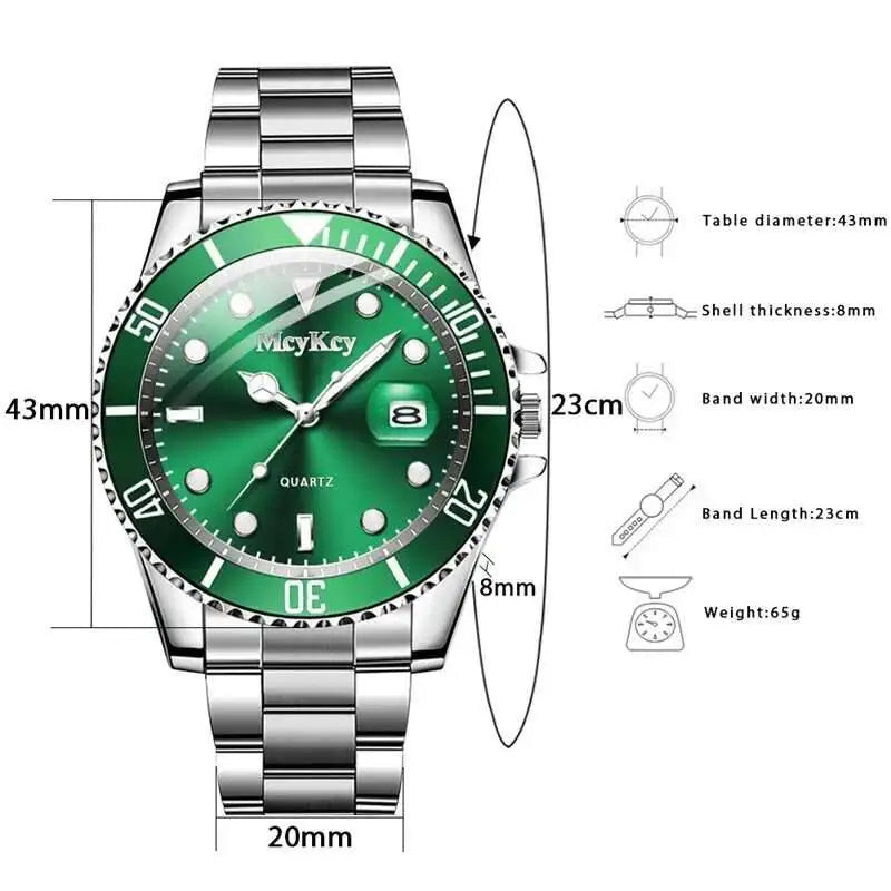 ⌚ YOLAKO – Montre Homme Élégante à Quartz | Design Moderne & Grand Cadran