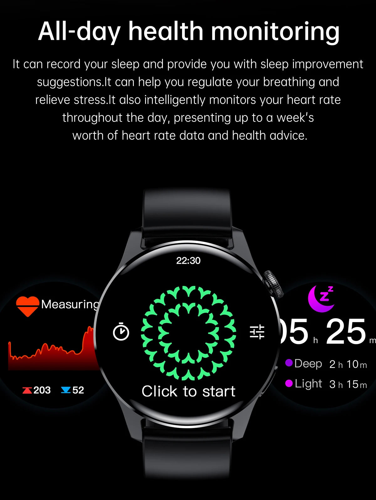 ⌚ WELAIDE W4 – Montre Connectée de Santé & Fitness | Écran OLED HD 1.43" | Appels Bluetooth & Suivi Cardiaque