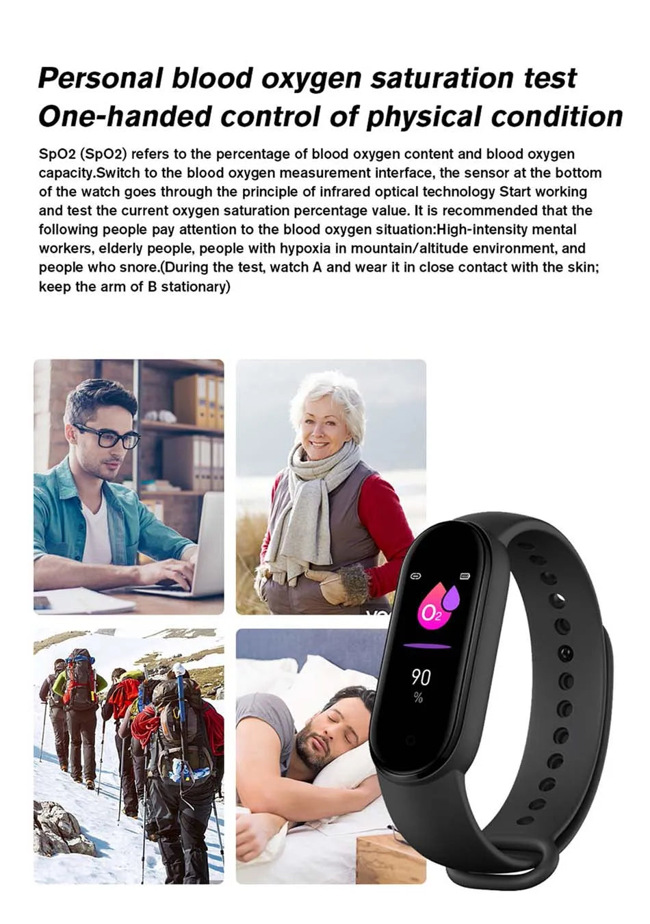 M6 Smartwatch – Surveillez vos performances, maîtrisez votre santé, restez connecté
