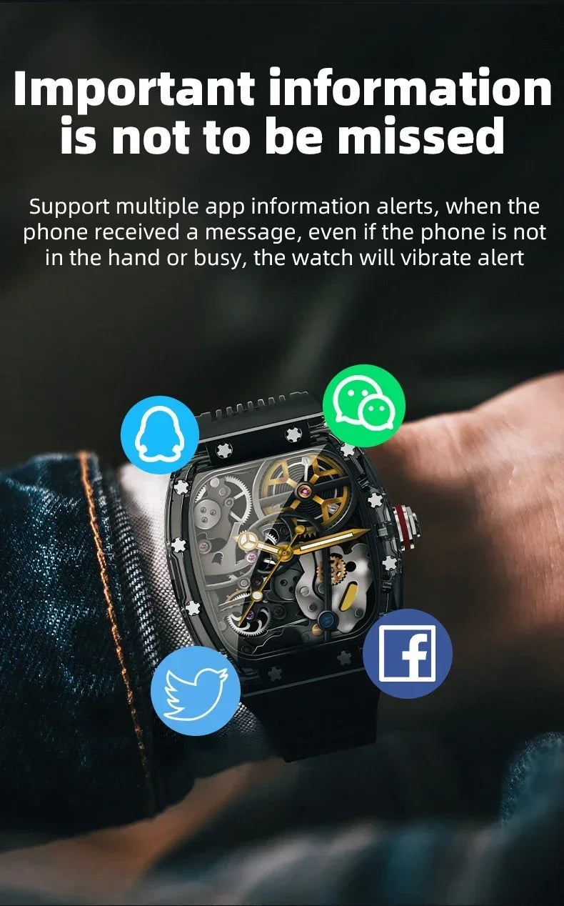 ⌚ DIXSG SmartWatch – Montre Connectée Élégante & Sportive | Suivi Cardiaque, Notifications & Écran HD 1.57"
