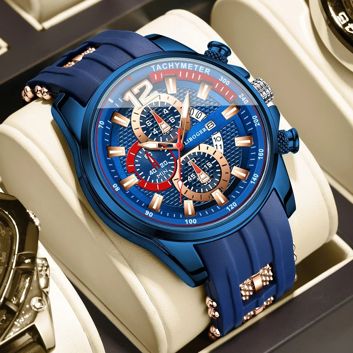 Montre Homme YOLAKO – Élégance Arabe & Style Sport Chic