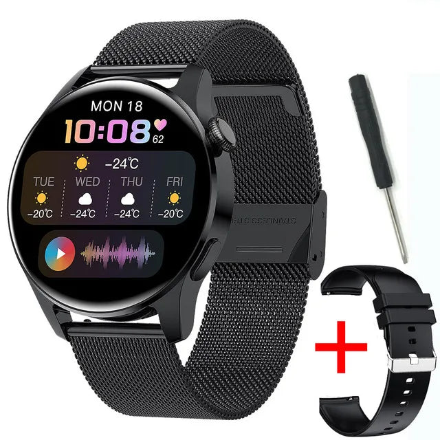 ⌚ WELAIDE W4 – Montre Connectée de Santé & Fitness | Écran OLED HD 1.43" | Appels Bluetooth & Suivi Cardiaque