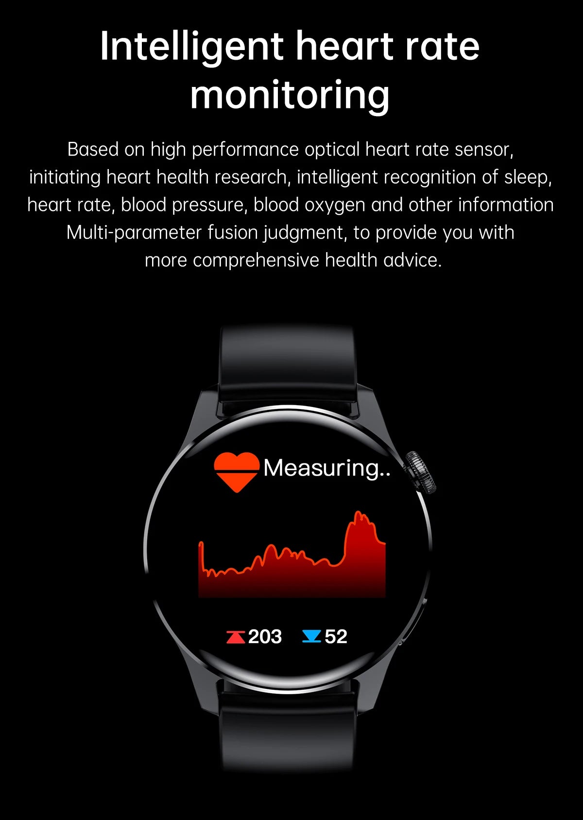 ⌚ WELAIDE W4 – Montre Connectée de Santé & Fitness | Écran OLED HD 1.43" | Appels Bluetooth & Suivi Cardiaque