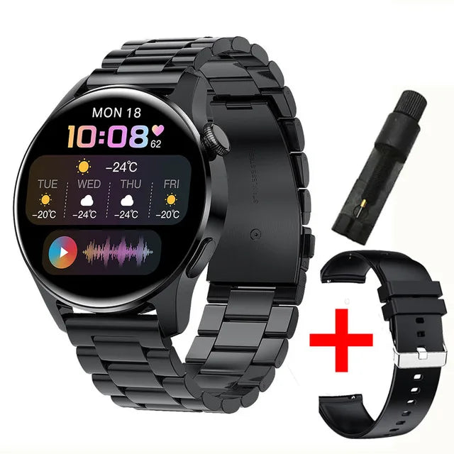⌚ WELAIDE W4 – Montre Connectée de Santé & Fitness | Écran OLED HD 1.43" | Appels Bluetooth & Suivi Cardiaque