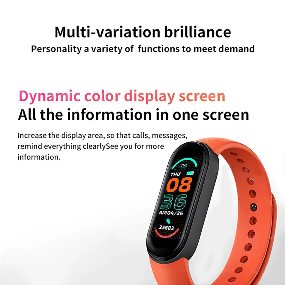 M6 Smartwatch – Surveillez vos performances, maîtrisez votre santé, restez connecté