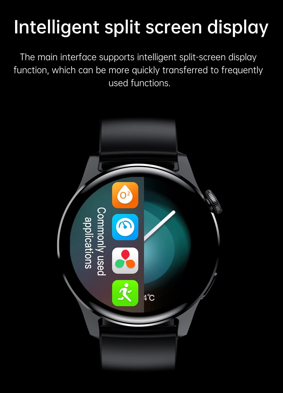 ⌚ WELAIDE W4 – Montre Connectée de Santé & Fitness | Écran OLED HD 1.43" | Appels Bluetooth & Suivi Cardiaque