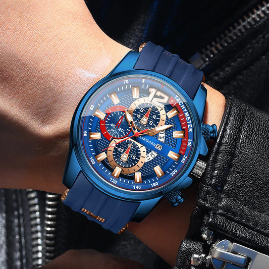 Montre Homme YOLAKO – Élégance Arabe & Style Sport Chic