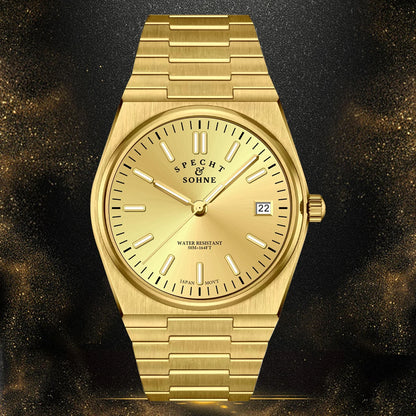 ⌚ Specht & Sohne SP0002-2 – Montre Classique de Luxe pour Homme 37 mm | Quartz Japonais & Verre Saphir