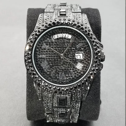 💎 Montre UNIGUET DR04 – Montre-bracelet Diamant Luxe Plaquée Or 18 Carats