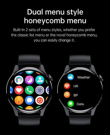 ⌚ WELAIDE W4 – Montre Connectée de Santé & Fitness | Écran OLED HD 1.43" | Appels Bluetooth & Suivi Cardiaque